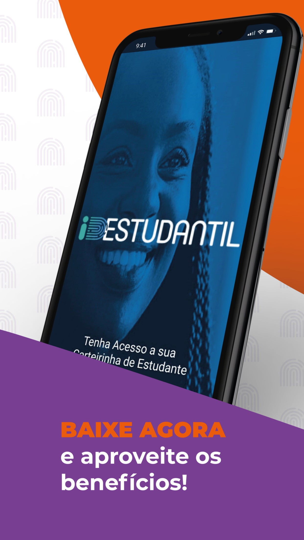 Screenshot do app ID Estudantil