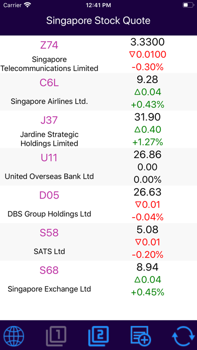 How to cancel & delete Singapore Stock Quotes from iphone & ipad 1