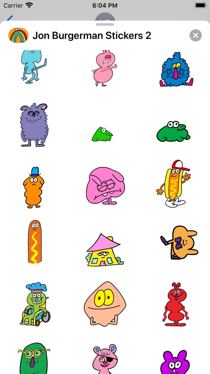 Jon Burgerman Stickers 2