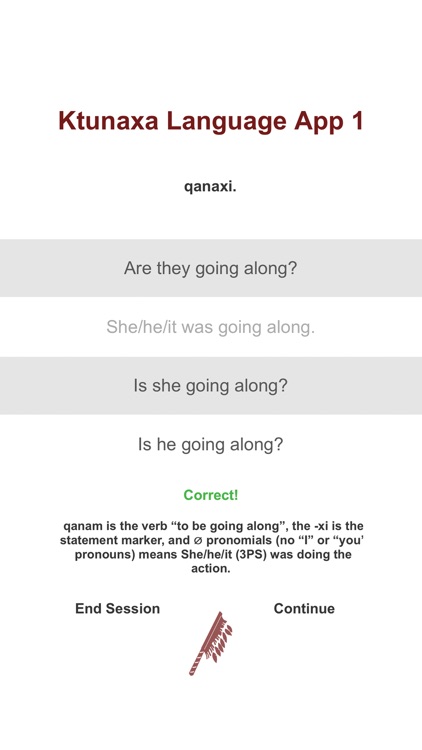 Ktunaxa Grammar App