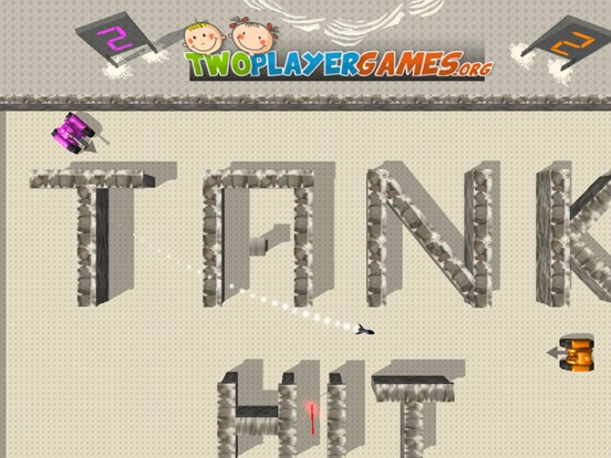 TankHit - 2 Player Tank Wars screenshot 3