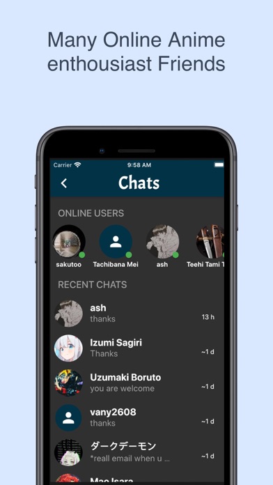 Otaku Messenger screenshot 2