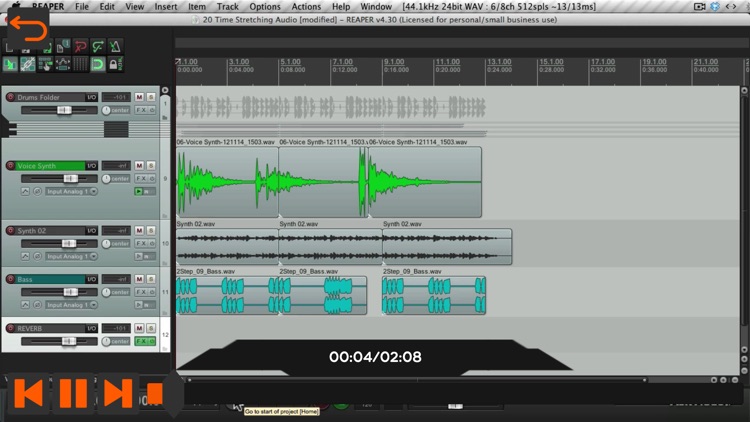 Audio Course for Reaper