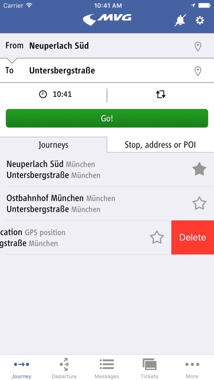MVG Fahrinfo München