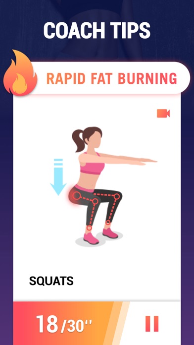 Fat Burning Workouts, Fitness screenshot 4