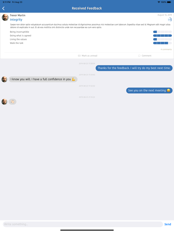 Screenshot #6 pour Evolvo Feedback
