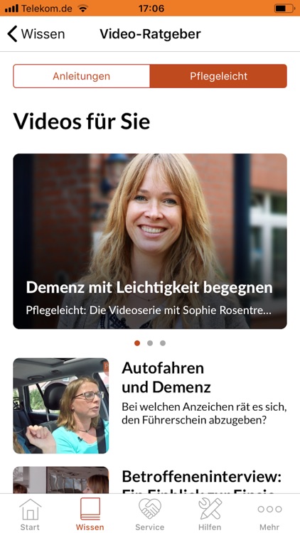 DAK Pflege-App