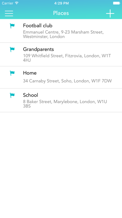 Family GPS tracker Locategy screenshot 3