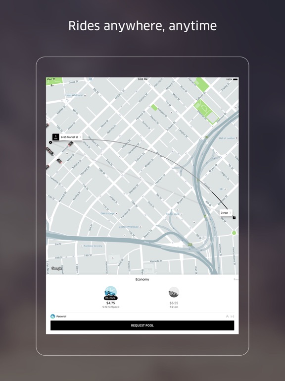 iPad Image of Uber