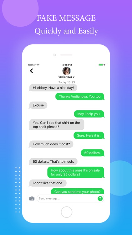 Fake Text Message - Fake Call