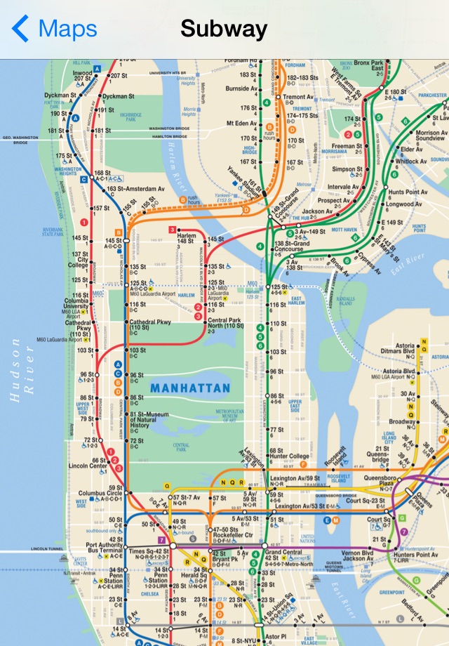 Exit Strategy NYC Subway Map screenshot 4