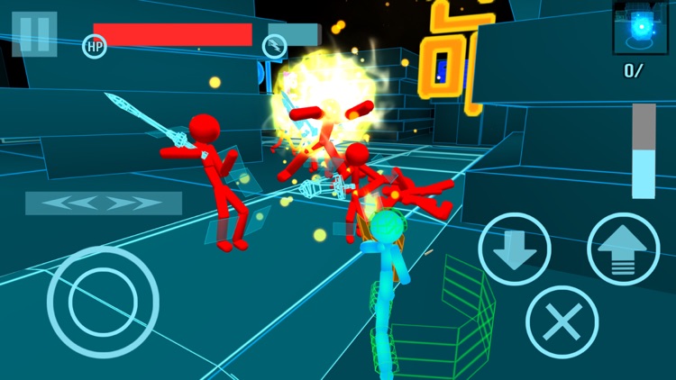 Stickman Neon Gun Warriors screenshot-3