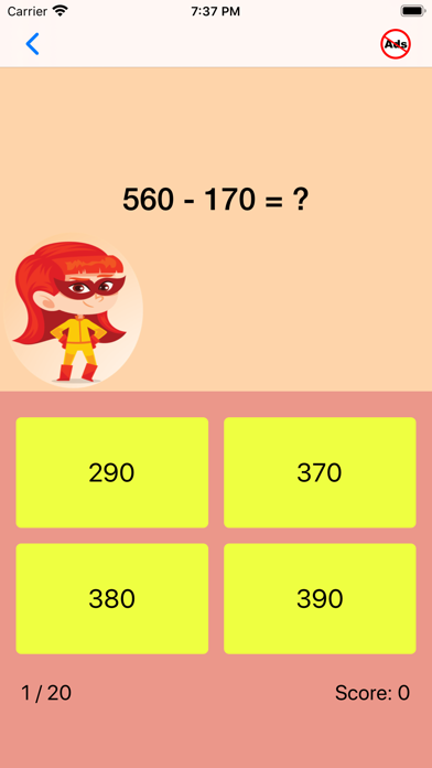 Third Grade Math Quiz screenshot 3