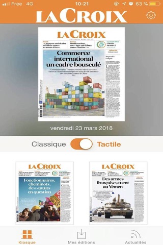 La Croix, Quotidien - náhled