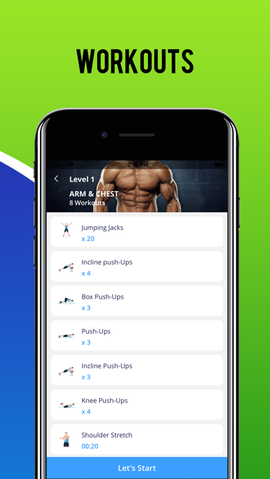 Men Fitness Workout screenshot 3