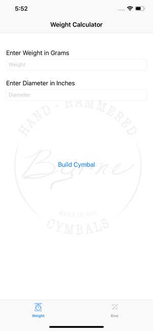 Cymbal Builder