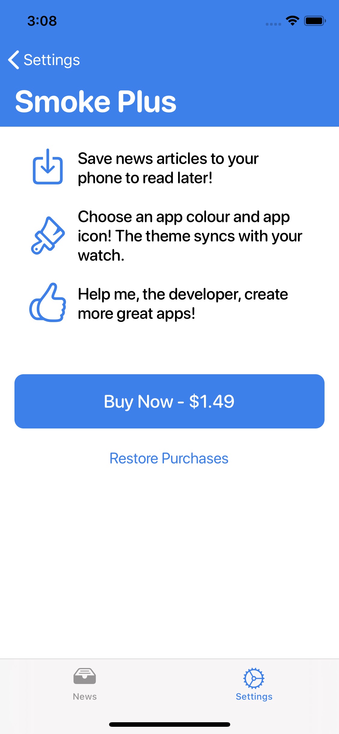 Screenshot do app Smoke for Steam
