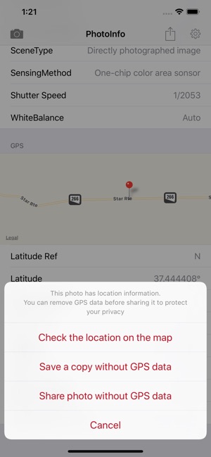 PhotoInfo-EXIF,GPS,remove GPS(圖4)-速報App