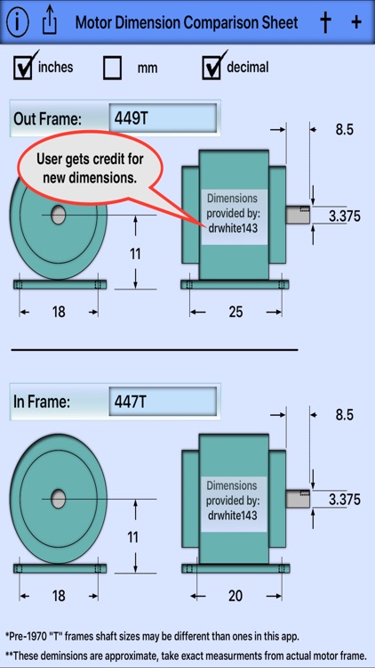 Motor Dimension Comparison 2