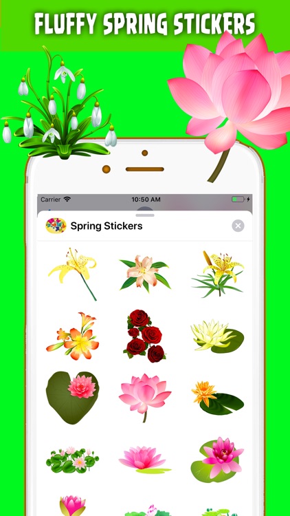 Fluffy Spring Stickers
