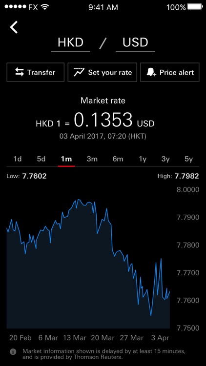HSBC Singapore QuickFX screenshot-3