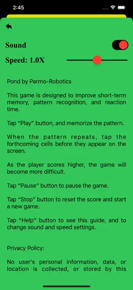 Game screenshot Pond by Parmo-Robotics apk