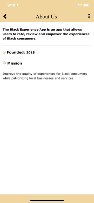 Black Experience App