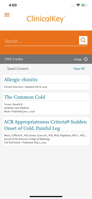 ClinicalKey(圖1)-速報App