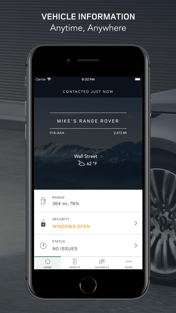 range rover remote app