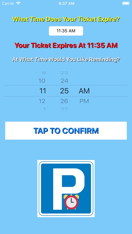 Parking Expiry Reminder