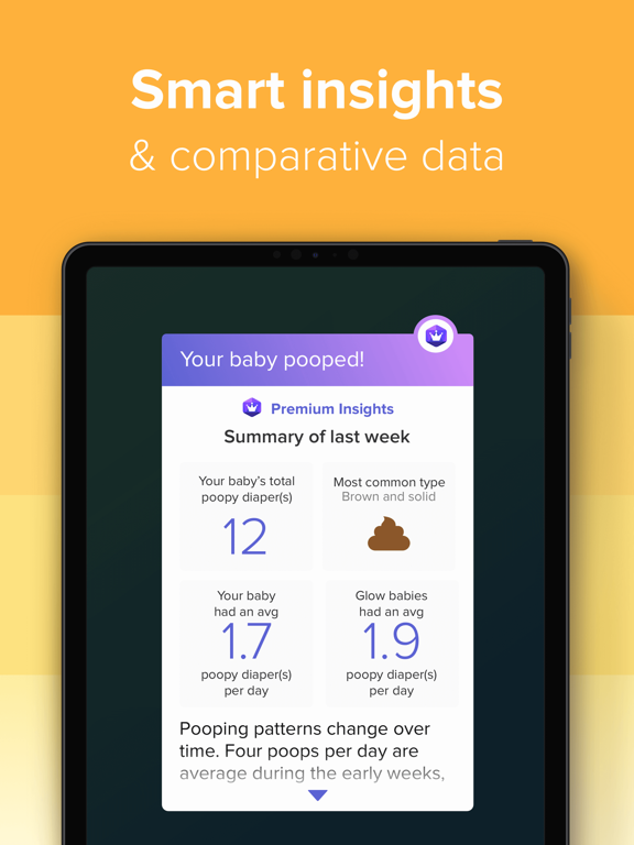 Glow Baby - Baby Tracker of Breastfeeding, Diapers screenshot