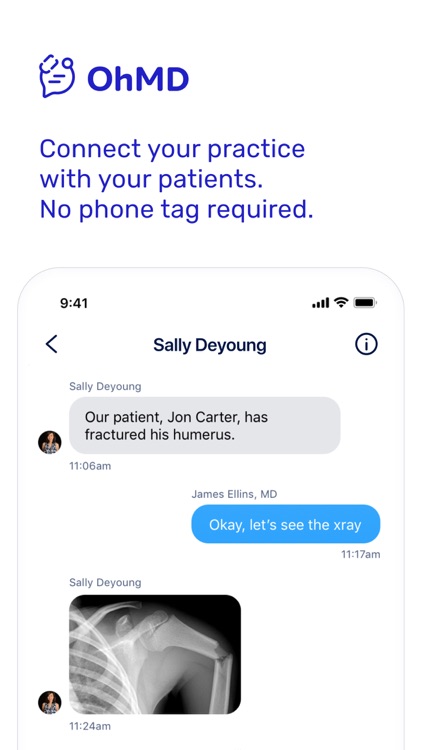 OhMD HIPAA Compliant Texting screenshot-0