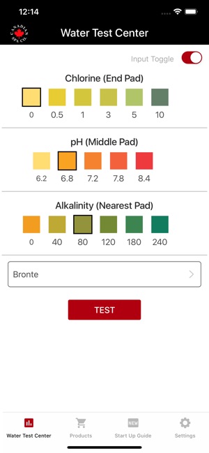 Spa Water Test by Canadian Spa