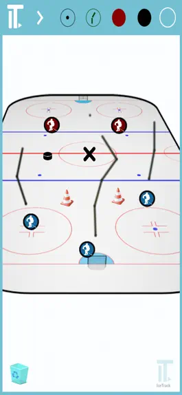 Game screenshot Icetrack Hockey Board mod apk