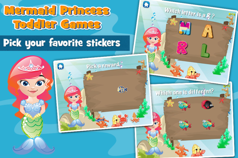 Mermaid Princess Toddler Game - náhled
