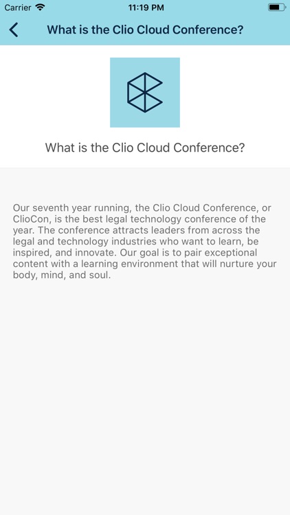 Clio Cloud Conference 2019 screenshot-3