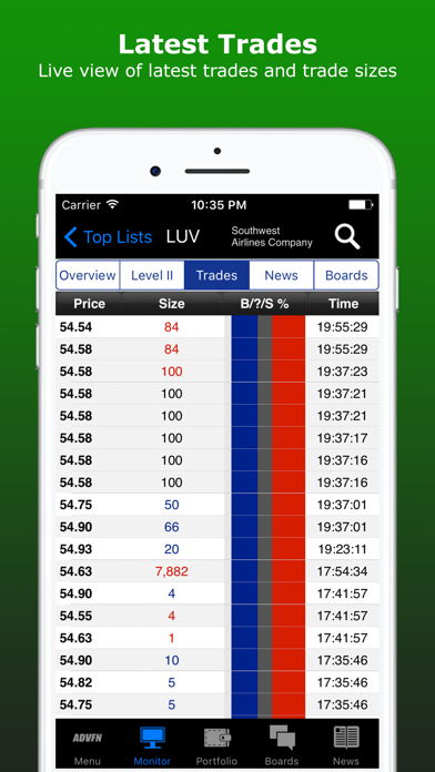 ADVFN Realtime Stocks & Crypto Screenshot