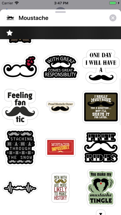 Moustache - Mustache Stickers