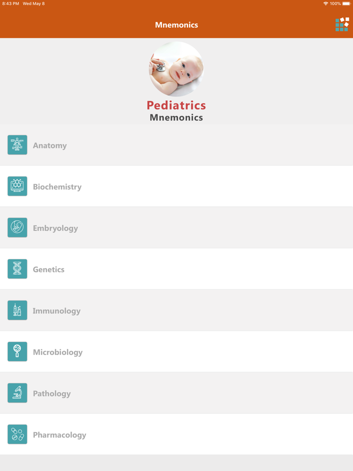 Pediatrics Mnemonics