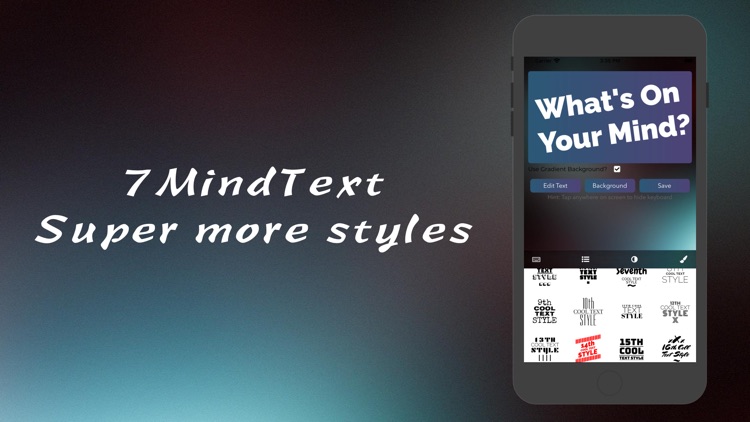 7MindText——DIY Your Text Card