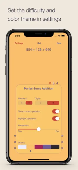 Game screenshot Partial Sums Addition apk