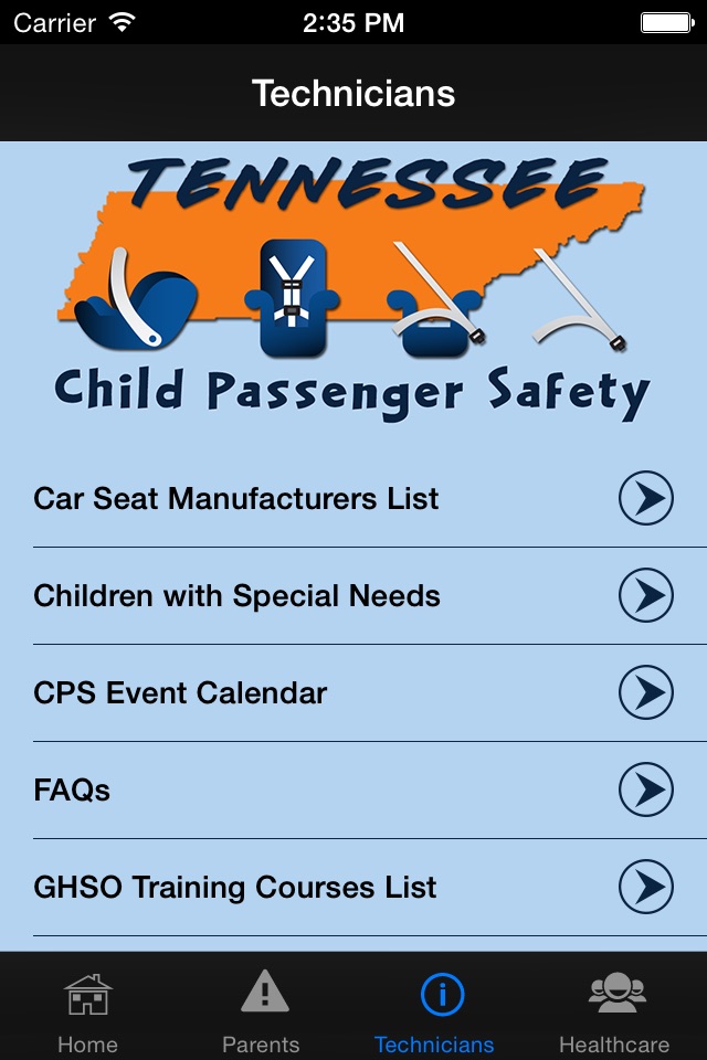TN Child Passenger Safety screenshot 3