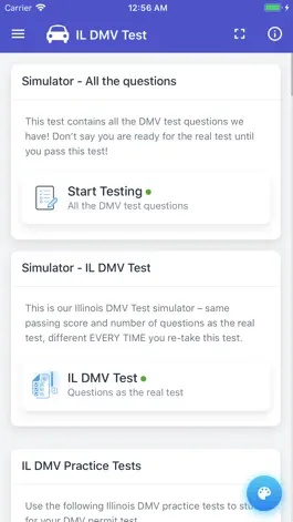 Game screenshot IL DMV Test apk