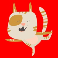 Cute Cat Yoga Stickers apk
