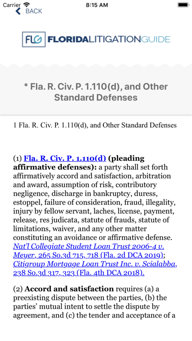 How to cancel & delete Florida Litigation Guide from iphone & ipad 4