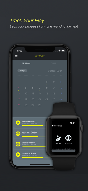 golf plus apple watch