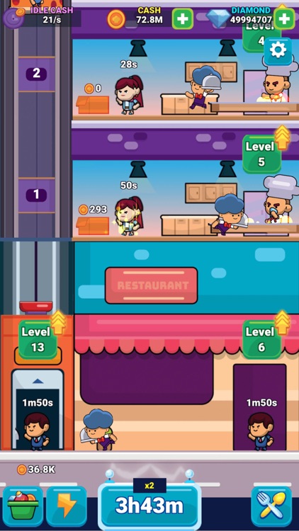 Idle Restaurant Tycoon