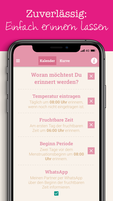 Eisprungkalender - Zyklus App screenshot 3