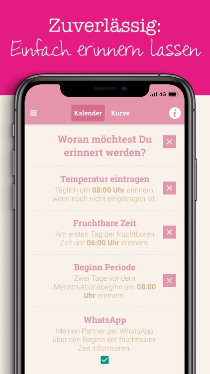 Eisprungkalender - Zyklus App