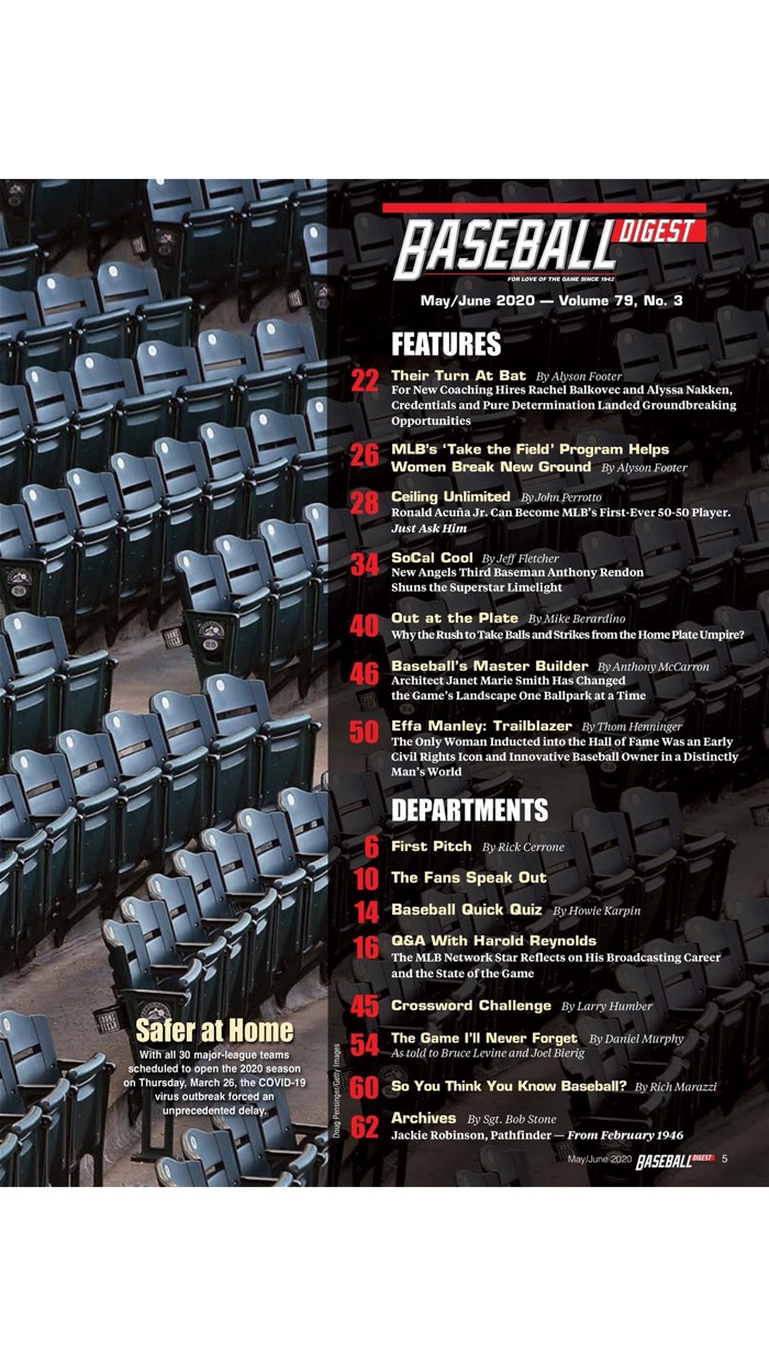 Baseball Digest Magazine